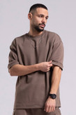 خرید تیشرت باکسی برند برشکا ، ترک وارداتی ، پارچه گرم بالا ، مناسب استفاده روزمره امکان خرید 4 قسطه با اسنپ پی و ترب پی